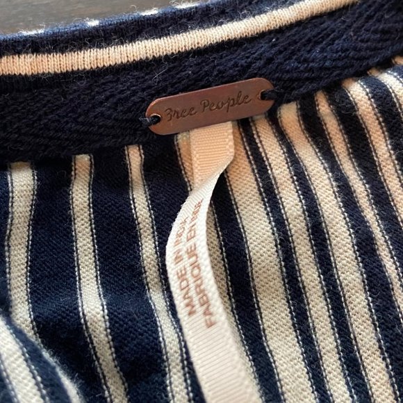 Free People Striped Wrap Top - Picture 3 of 3